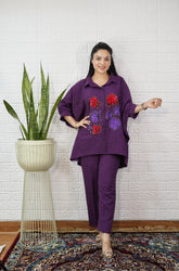 Kaftan Coord set- Linen